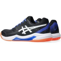 Asics Gel Dedicate 8 Padel Blanc Noir Bleu Sneakers  Offre - Pas cher