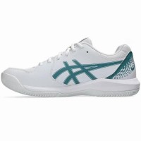 Zapatillas Asics Gel Dedicate 8 Padel Blanco Verde Pino