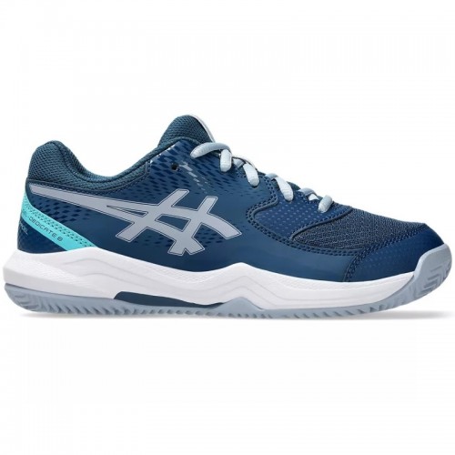 Zapatillas de Padel Asics Gel Dedicate 8 Padel GS Azul Mako Gris Junior