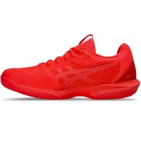 Baskets Asics Solution Speed FF 3 Clay Red Coral  Offre - Pas cher