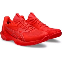 Baskets Asics Solution Speed FF 3 Clay Red Coral  Offre - Pas cher