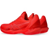 Baskets Asics Solution Speed FF 3 Clay Red Coral  Offre - Pas cher