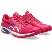 Baskets Femme Asics Solution Swift FF 2 CLAY PINK Cobalt BLUE  Offre - Pas cher