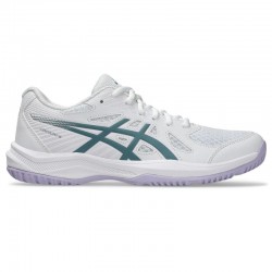 Tênis femininos Asics Upcourt 6 Branco-Verdes