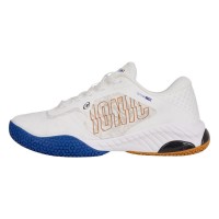 Baskets Bullpadel Ionic 25I Blanc Bleu Royal  Offre - Pas cher