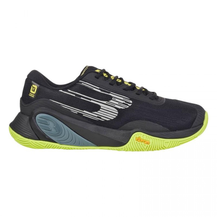 Zapatillas Bullpadel Paquito Navarro Hack Vibram 25I Negro  Oferta + Barato