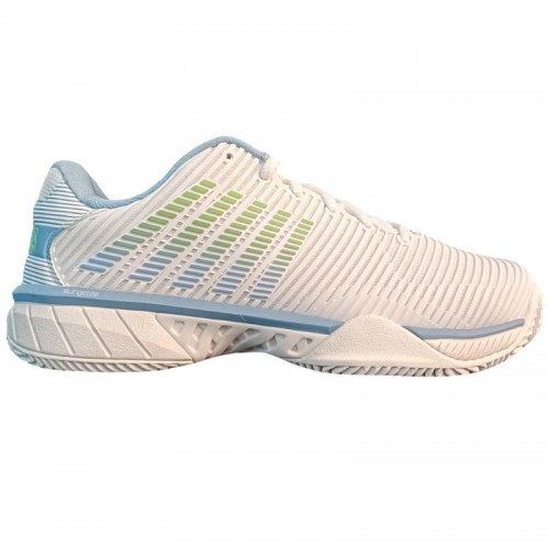 Zapatillas Kswiss Hypercourt Express 2 HB Clay Blanco Azul Verde Mujer