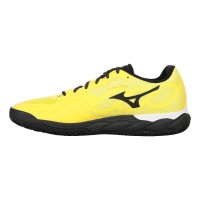 Sneakers Mizuno Wave Enforce Court Padel Jaune Noir  Offre - Pas cher