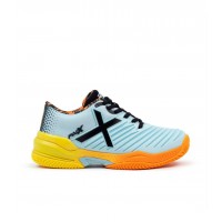 Munich Padx 58 Padel Sneakers Cinza Laranja Mulher  Oferta + Barato