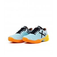 Munich Padx 58 Padel Sneakers Cinza Laranja Mulher  Oferta + Barato