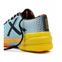 Munich Padx 58 Padel Sneakers Cinza Laranja Mulher  Oferta + Barato