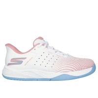 Skechers Viper Court Reload White Pink Women''s Sneakers