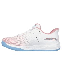 Skechers Viper Court Reload White Pink Women''s Sneakers