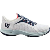 Wilson Hurakn Pro White Women''s Blue Sneakers  Offer + Cheap