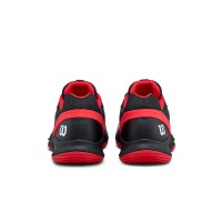 Zapatillas Wilson Hurakn Pro V2 Negro Rojo Blanco