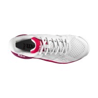 Zapatillas Wilson Rush Pro Ace Blanco Burdeos Junior