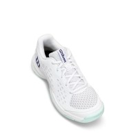 Tênis Wilson Rush Pro L Branco Aquamarinha Júnior