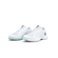 Tênis Wilson Rush Pro L Branco Aquamarinha Júnior