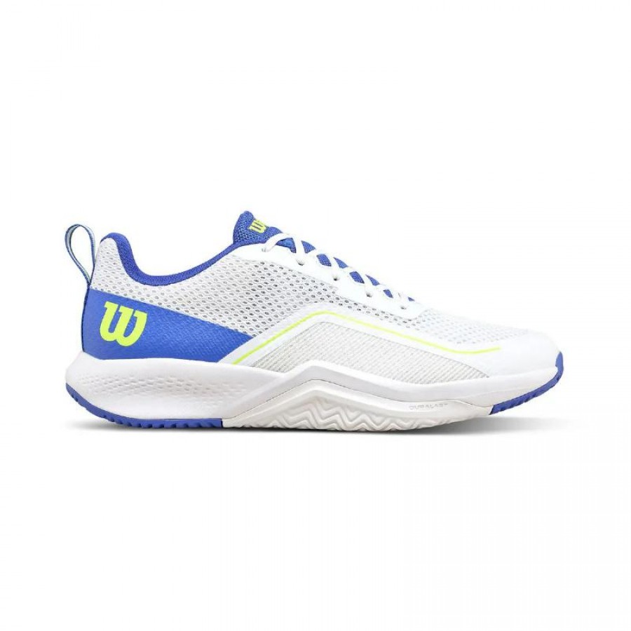 Tênis Wilson Rush Pro Lite Branco Azul Amparo  Oferta + Barato